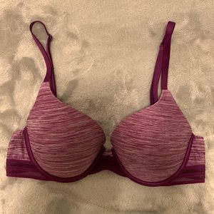 Victoria’s Secret Purple Perfect Shape Push-up Bra (32C)